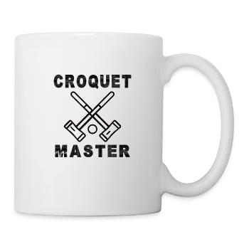 Croquet Crocket Crocket Wooden Hammer Racket - Mug - white - Right
