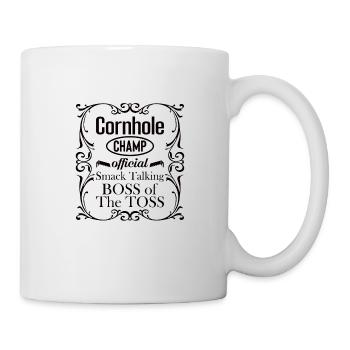 Famille de joueurs Cornhole Sackloch Bean Bag - Mug blanc - blanc - Droite