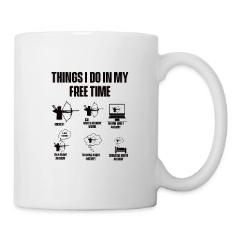 Archery - Bow Hunter Design Archery Arrow - Mug - white - Right
