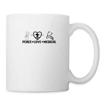Arzthelferin Krankenpflegerin Arztpraxis Assistent - Tasse - Weiß - Rechts