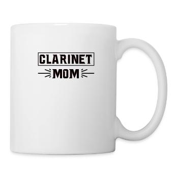 Clarinet Mama Orchestra Instrumentiste Musicien - Mug blanc - blanc - Droite