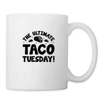 Mexikanische Tacos Lebensmittel Lifestyle Dienstag - Tasse - Weiß - Rechts