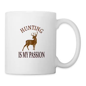 La chasse est ma passion Hunter Idée cadeau - Mug blanc - blanc - Droite