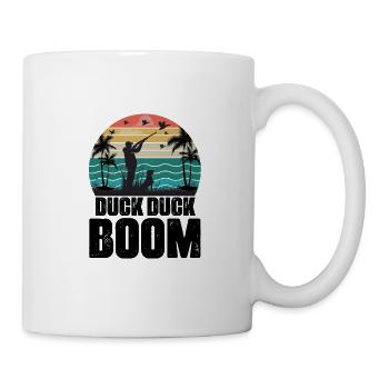 Duck Hunting Hunting Ducks Shooting Rifle Hunting - Mug - white - Right