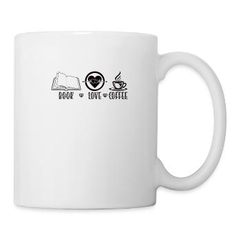 Coffee and a Book Books Reading Mug - Mug - white - Right