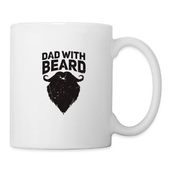 Père barbu Père avec barbe - Mug blanc - blanc - Droite