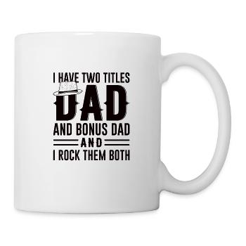 Stepfather Father Stepdad Papa Father's Day Gift - Mug - white - Right