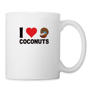 Coconut Coconut Water Palm Leaves Coconut Milk - Mug - white - Right