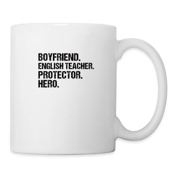 Englisch Englischlehrer England Sprache Lehramt - Tasse - Weiß - Rechts