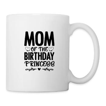 Cadeau de la petite fille princesse de maman - Mug blanc - blanc - Droite