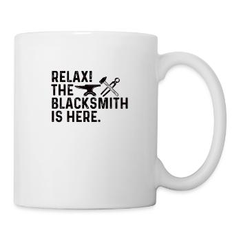 Blacksmith Shirt Metalworker Anvil Cutler - Mug - white - Right