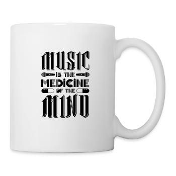 Musiciens de vinyle Musique rétro Vinyle Musique vintage Fabrication - Mug blanc - blanc - Droite