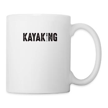 See Angeln Boote Kajak Kanu Sommer Seehaus Kabine - Tasse - Weiß - Rechts