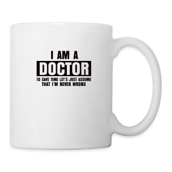 Doctorat Thèse de doctorat Doctorat - Mug blanc - blanc - Droite