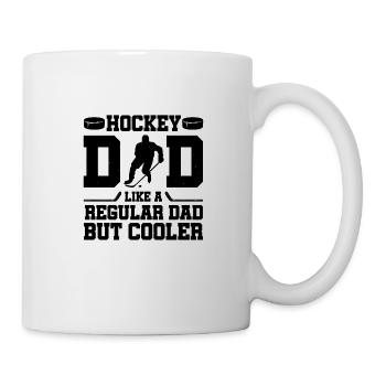Hockey sur glace Papa Joueur de hockey sur glace Père Cadeau - Mug blanc - blanc - Droite