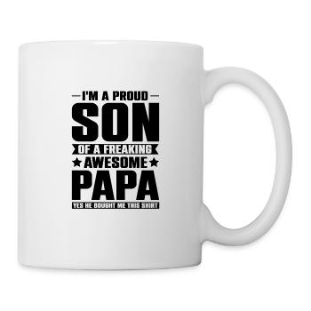 Père & Fils Meilleurs Amis pour la Vie - Père Fils - Mug blanc - blanc - Droite
