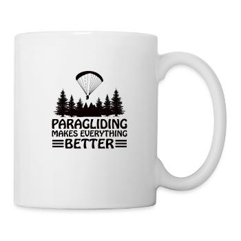 Parapente Parapente Parachute Parachute Para - Mug blanc - blanc - Droite