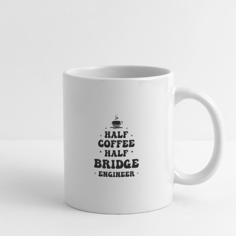 Civil Engineer Bridge Construction Statics Coffee Engineer Mug