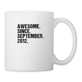 September 2012 - Birthday in September - Mug - white - Right