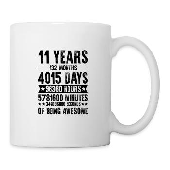 11 years 11th birthday gift - Mug - white - Right