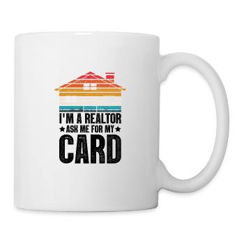 Immobilienmakler Makler Beruf Immobilien - Tasse - Weiß - Rechts