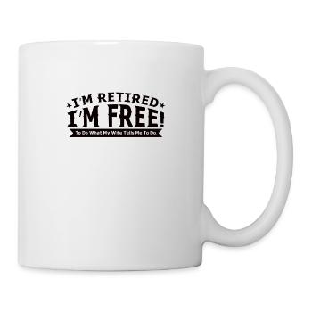 FEMME HEUREUSE VIE HEUREUSE Épouse Partenaire - Mug blanc - blanc - Droite