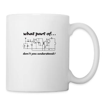 Circuit de génie électrique à résistance Drôle d’énergie - Mug blanc - blanc - Droite