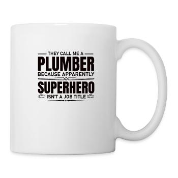 Ingénieur chauffagiste système cadeau mécanicien plombier - Mug blanc - blanc - Droite