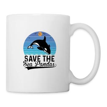 Orca Meeresbiologe Schwertwal Killerwal - Tasse - Weiß - Rechts