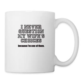 Femme dictons drôles disant sarcasme mari - Mug blanc - blanc - Droite