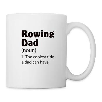 Rameur Père Rameur Papa Rowing Club Papa Aviron - Mug blanc - blanc - Droite