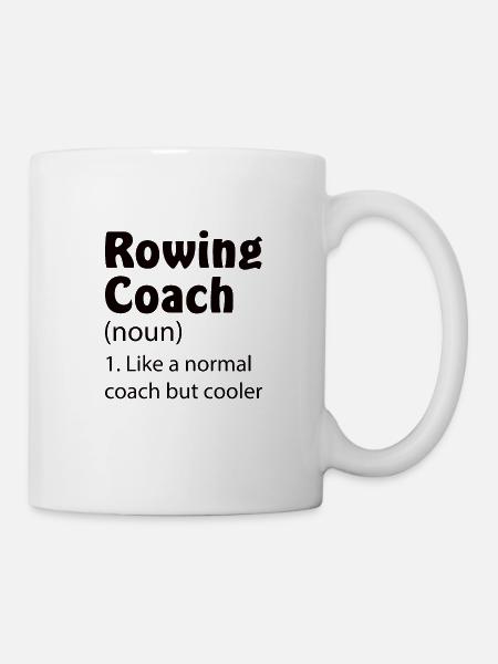 Rudertrainer Rudern Trainer Ruderer Ruderboot - Tasse - Weiß