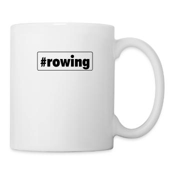 Rowing Trainer Gift Rower Rowing Boat Paddle - Mug - white - Right