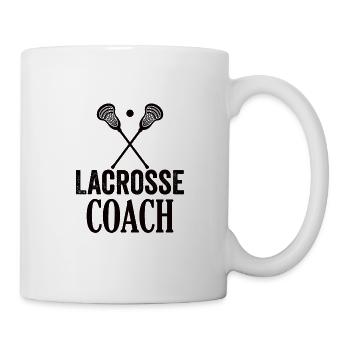 Lacrosse Trainer Experte Sport Spiel Coach - Tasse - Weiß - Rechts