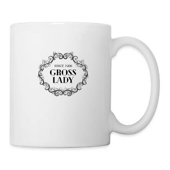 Drôle d’anniversaire Gross Lady depuis 1906 - Mug blanc - blanc - Droite