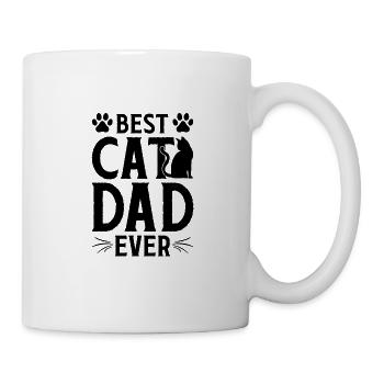 Real men love cats cat man cat father - Mug - white - Right