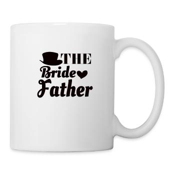 Bride's Father Marriage Wedding Wife Poltern - Mug - white - Right