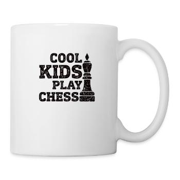 Échecs Enfants - Mug blanc - blanc - Droite