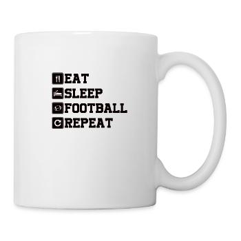 American Football - Tasse - Weiß - Rechts