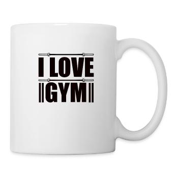 Fitness Muscle Squats Soulevé de terre Sport d’athlète - Mug blanc - blanc - Droite