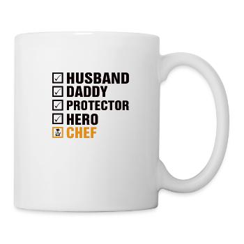Chef Beanie Chef Cuisine Cinq Étoiles Or 5 - Mug blanc - blanc - Droite