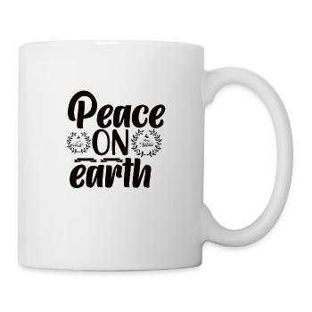 Peace Peace Love Peace World Peace - Mug - white - Right
