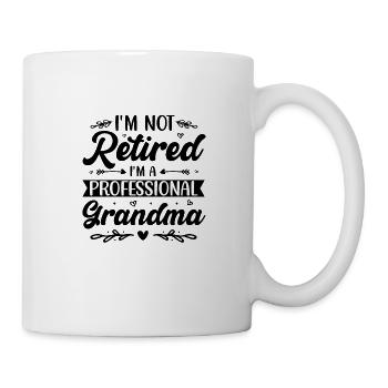 Grandma Pensioner Grandma Grandson Granddaughter Grandma - Mug - white - Right