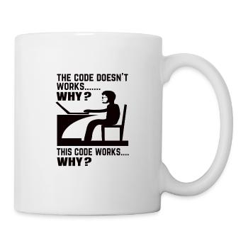 Cadeau de programmeur développeur de logiciels - Mug blanc - blanc - Droite