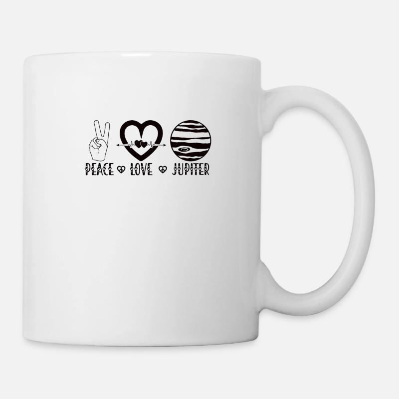 Jupiter Planet Universum Weltall Astrologie - Tasse - Weiß