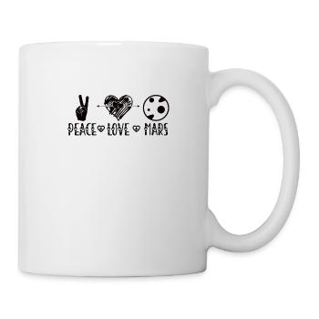 Mars Peace Love - Mug - white - Right