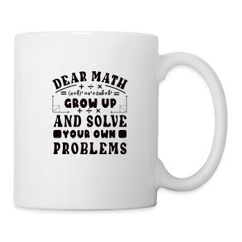 Professeur de mathématiques Formule mathématique Professeur de géométrie - Mug blanc - blanc - Droite