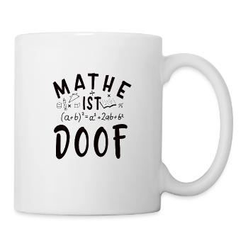 Mathelehrer Mathematische Formel Geometrie Lehrer - Tasse - Weiß - Rechts