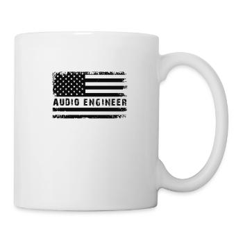 Audio Engineer Sound Engineer USA Sound Engineer Mixer - Mug - white - Right
