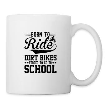 Motorcross motorcyclist Moto Motorsport - Mug - white - Right
